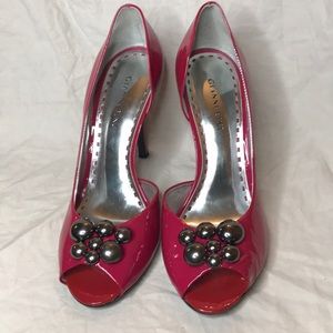 Gianni Bini peep toe heels